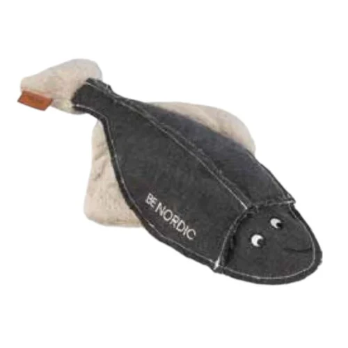 jouet poisson doux et résistant pour chien