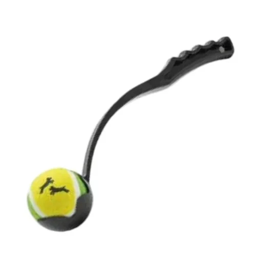 Lanceur de balles pour chien avec balle de tennis
