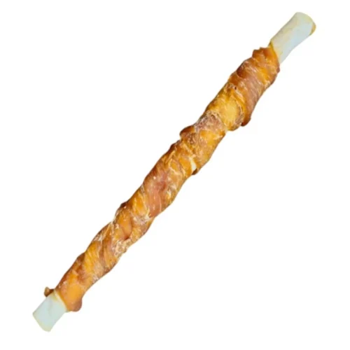 Bâtons en peau de buffle au poulet pour chien