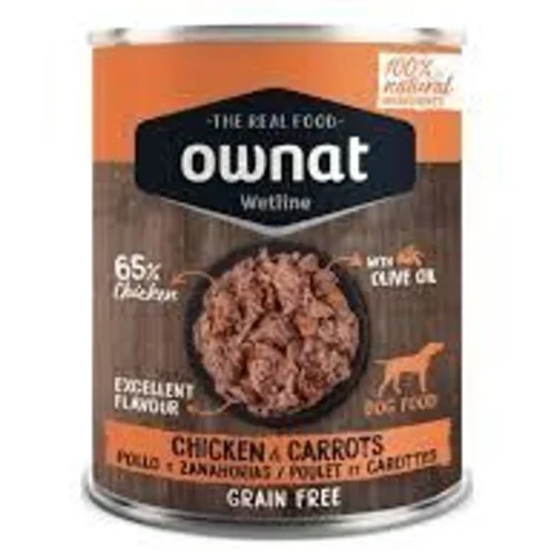 Texture pâtée Ownat sans céréales pour chien