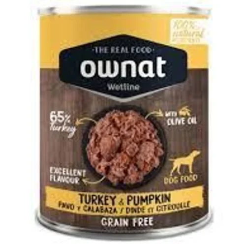 Pâtée chien dinde citrouille Ownat
