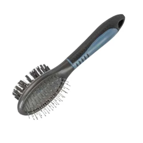 Brosse double côté pour chien et chat