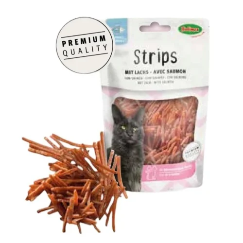 Lamelles de saumon pour chat JF Animalerie