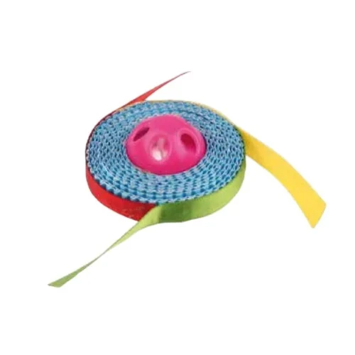 jouet spirale à grelot pour chat multicolore