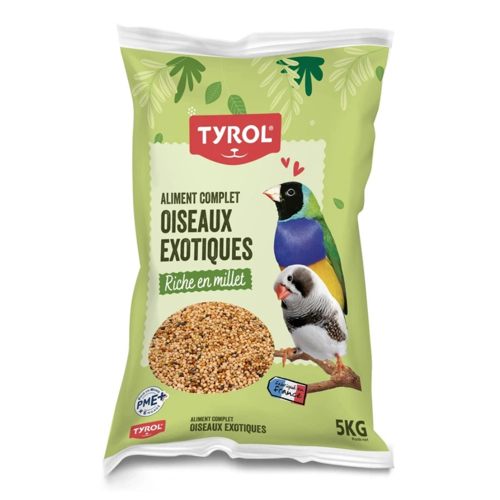 Mélange oiseaux exotiques Tyrol 5 kg