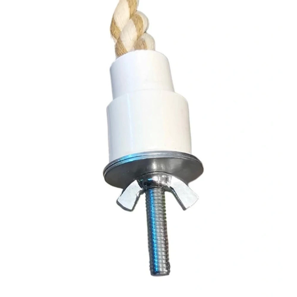 Perchoir en corde flexible a double accroche