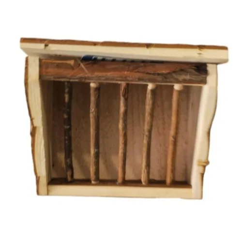 Râtelier à foin mural pour lapins et cochons d’Inde