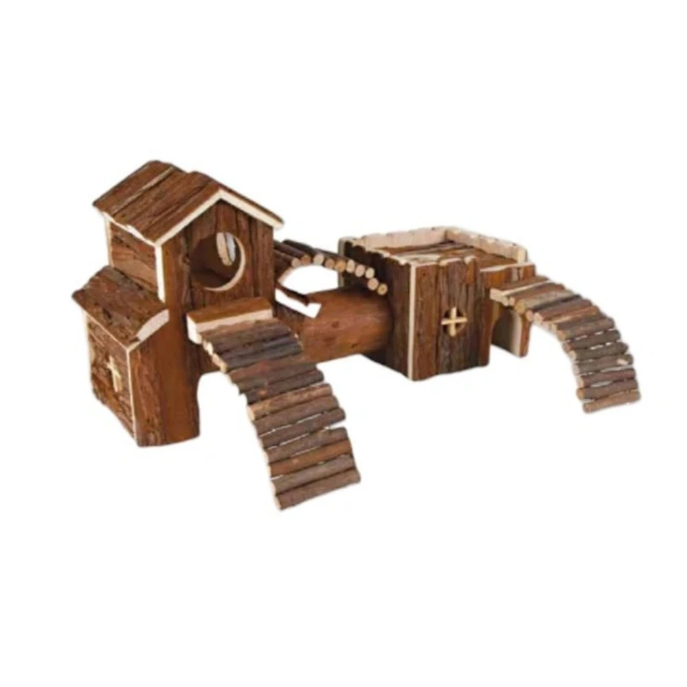 Maison en bois XL pour petits rongeurs