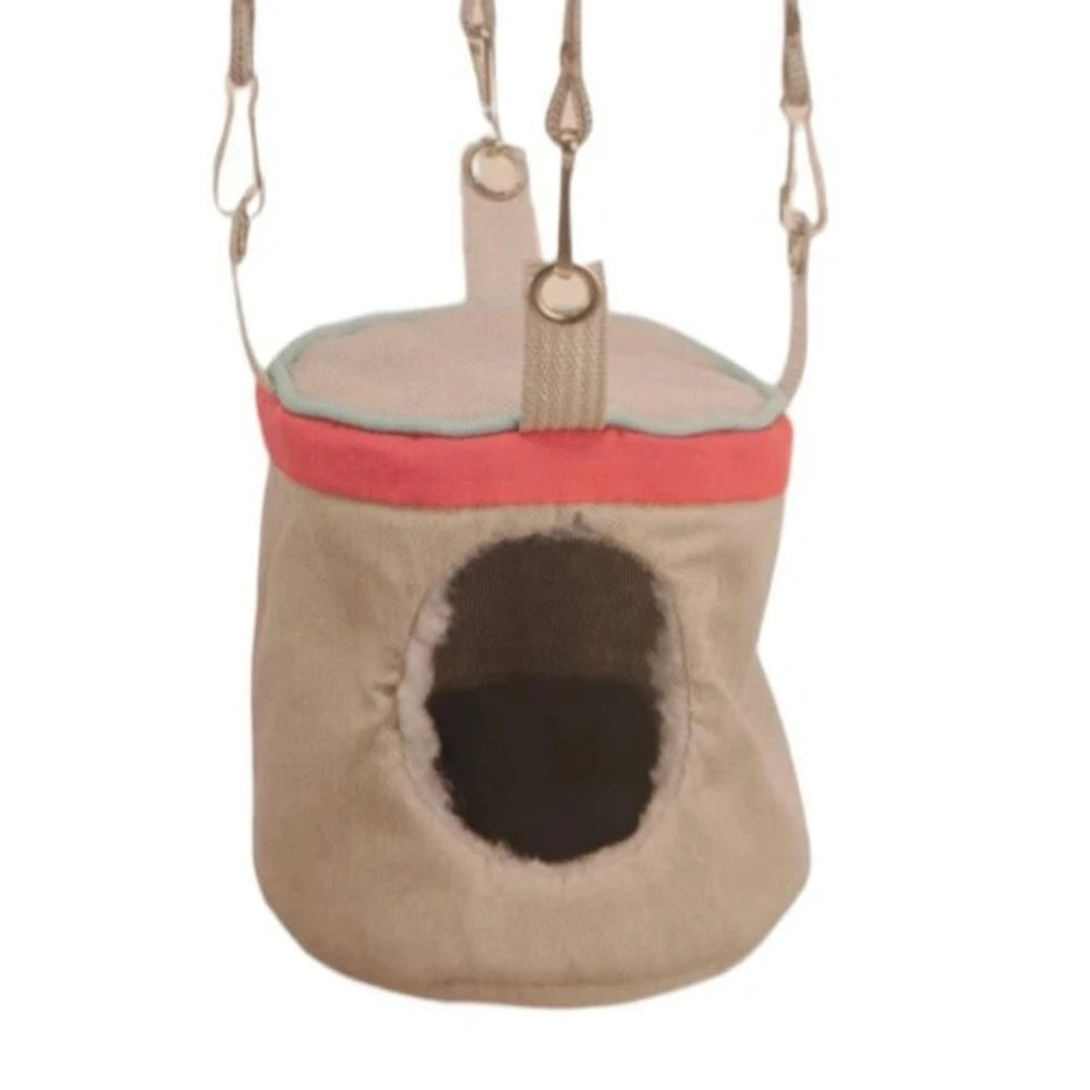 abri douillet pour hamster en tissu