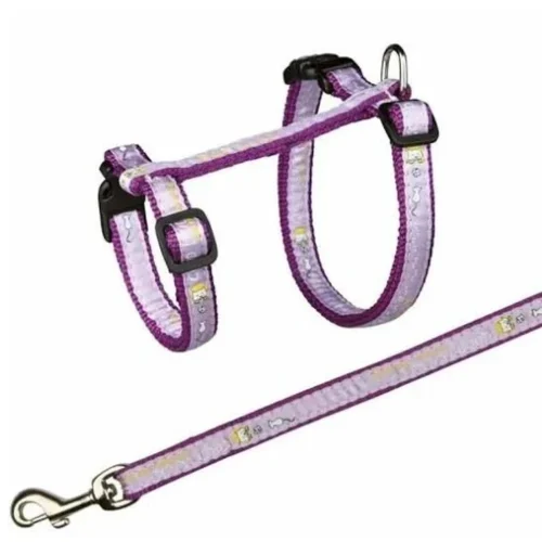 harnais chat XXL avec laisse polyester ajustable