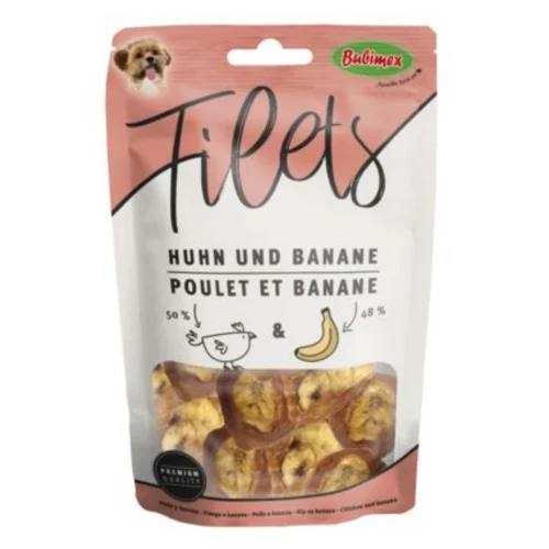 Friandises chien poulet banane Bubimex