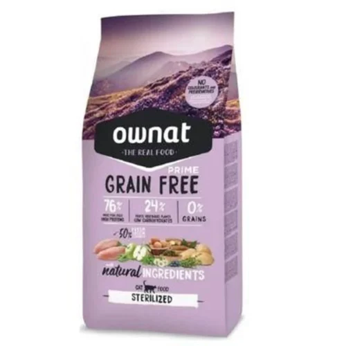 Croquettes pour chat stérilisé Ownat Prime