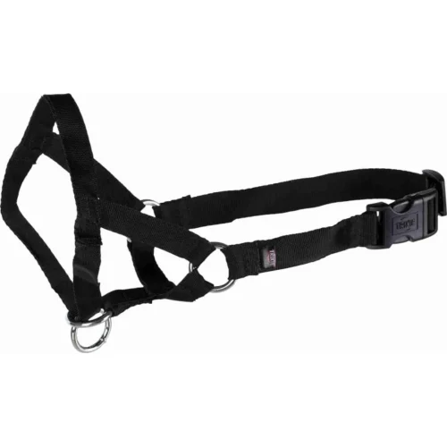 harnais anti traction chien polyester noir